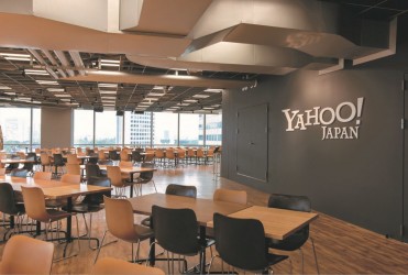 ヤフー新社屋 社内風景
