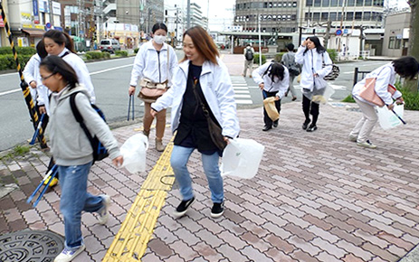 奈良旅行センター周辺清掃活動
