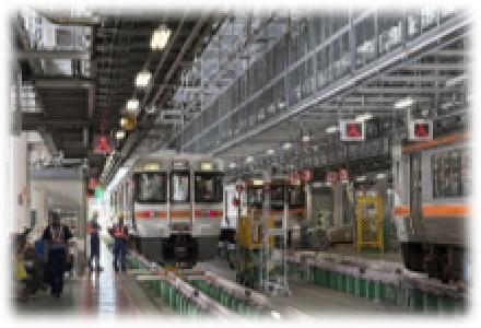 静岡車両区検修庫見学（イメージ）