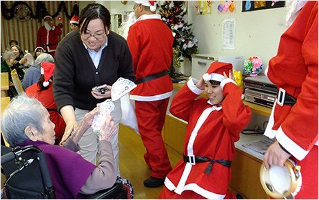 サンタクロース☆クリスマスボランティア活動1